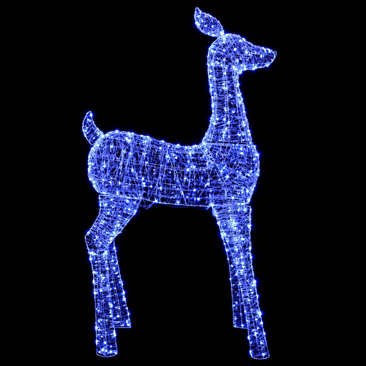 Led-kerstverlichting rendier LOVIISA 900 LED's Blauw