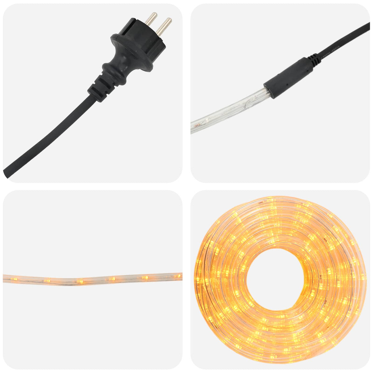 Led-kerstlichtslang 120 LED's Geel 5 m
