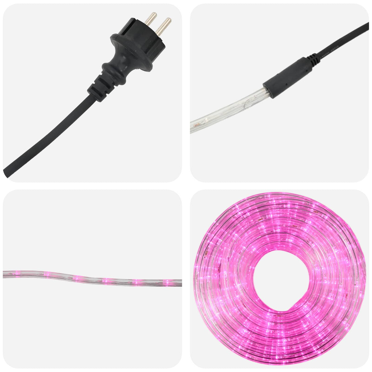 Led-kerstlichtslang 480 LED's Roze 20 m