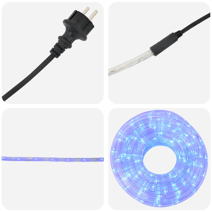 Led-kerstlichtslang 240 LED's Blauw 10 m