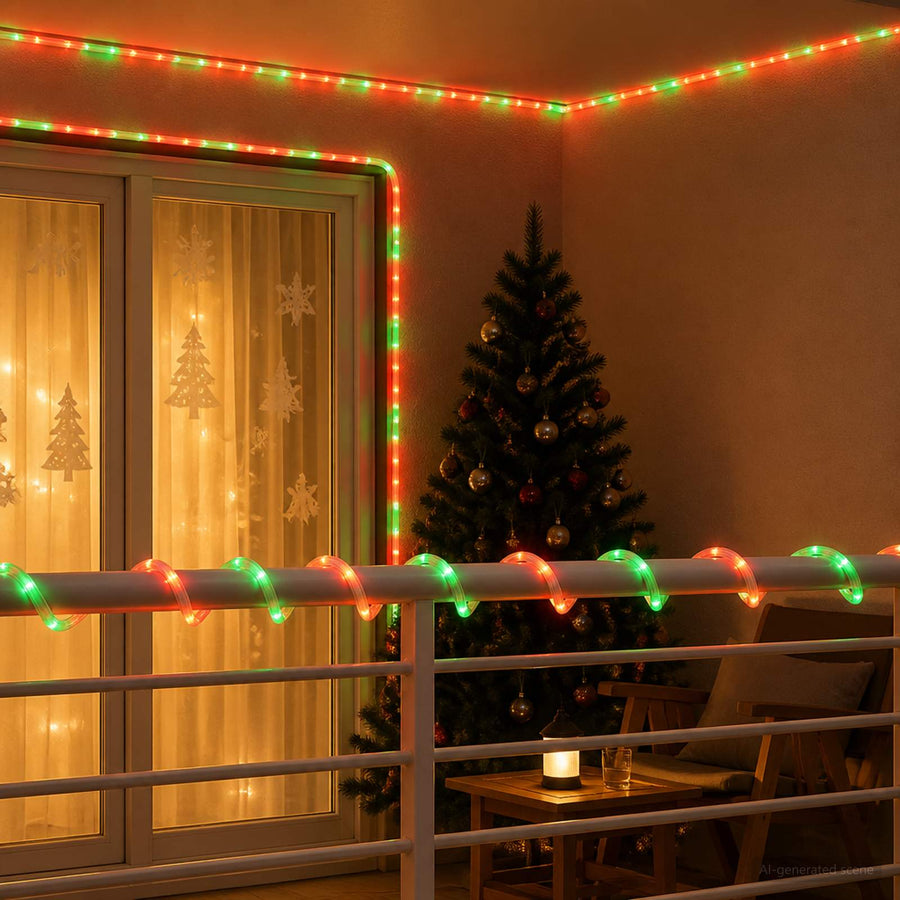 Led-kerstlichtslang 240 LED's Rood 10 m
