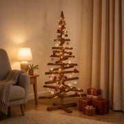 Houten kerstboom 120 cm massief grenenhout