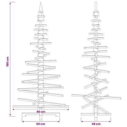Houten kerstboom KOTKA 180 cm Massief grenenhout