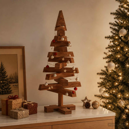 Houten kerstboom KOTKA 60 cm Massief grenenhout