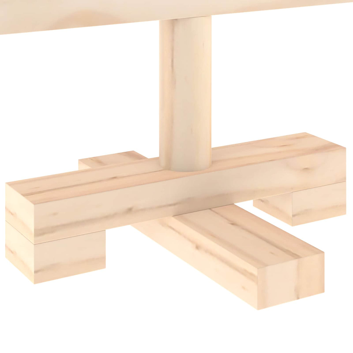 Houten kerstboom KOTKA 60 cm Massief grenenhout Natuurlijk