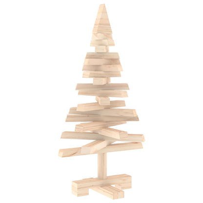 Houten kerstboom KOTKA 60 cm Massief grenenhout Natuurlijk
