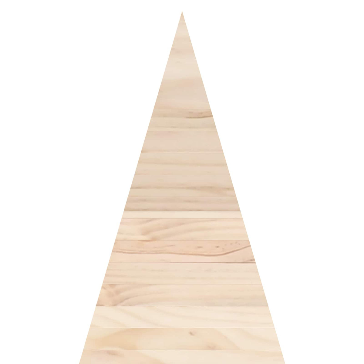 Houten kerstboom KOTKA 90 cm Massief grenenhout Natuurlijk