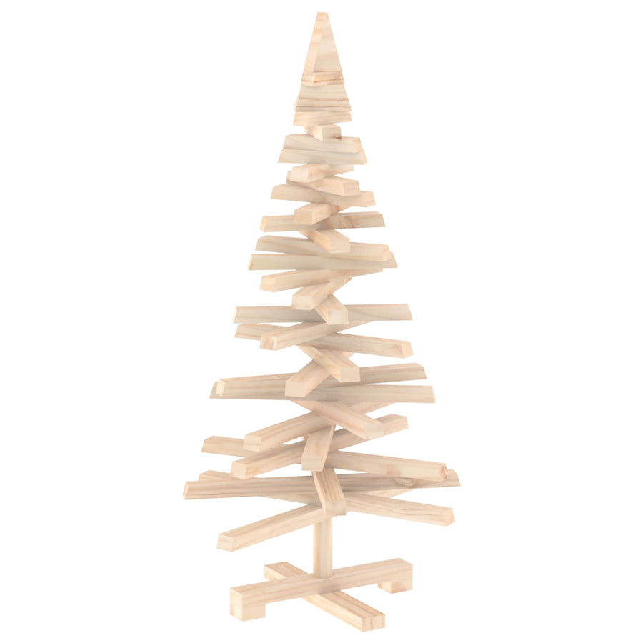 Houten kerstboom KOTKA 90 cm Massief grenenhout Natuurlijk