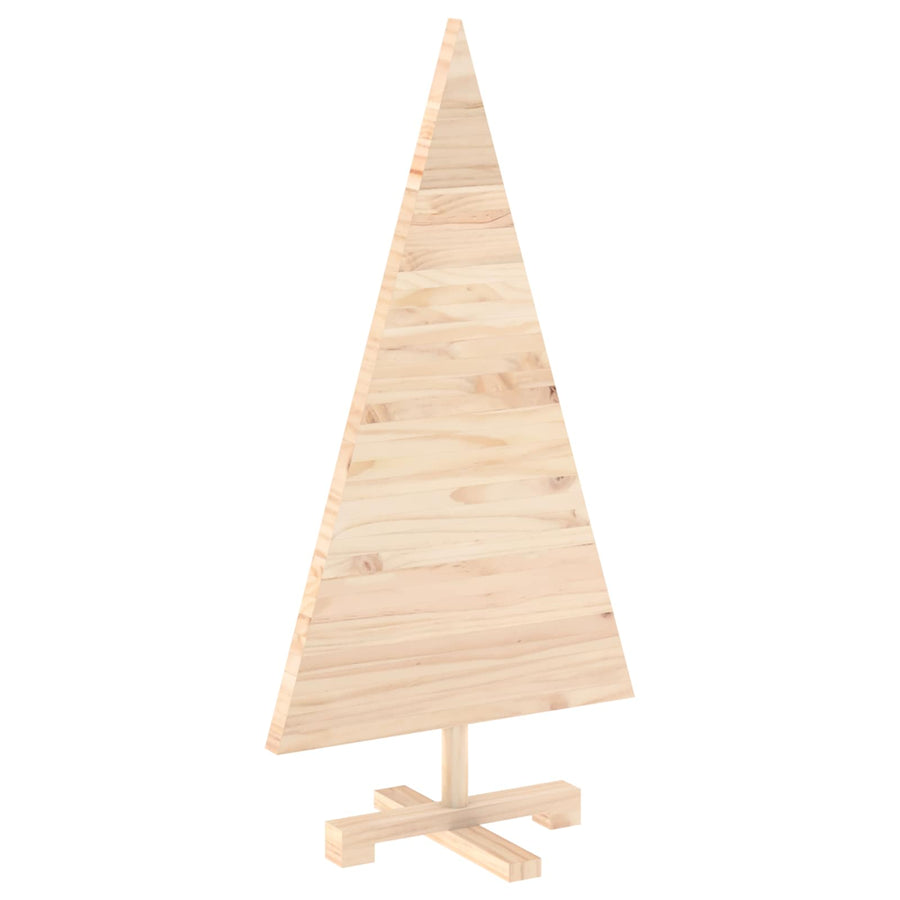 Houten kerstboom KOTKA 90 cm Massief grenenhout Natuurlijk