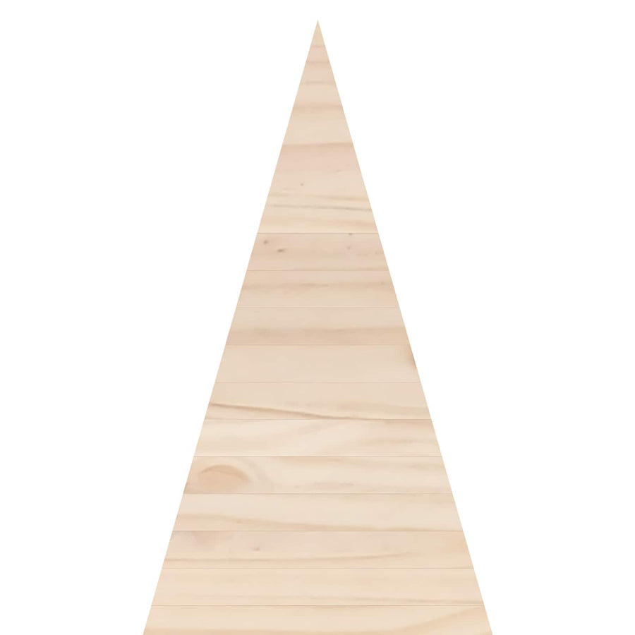 Houten kerstboom KOTKA 120 cm Massief grenenhout Natuurlijk