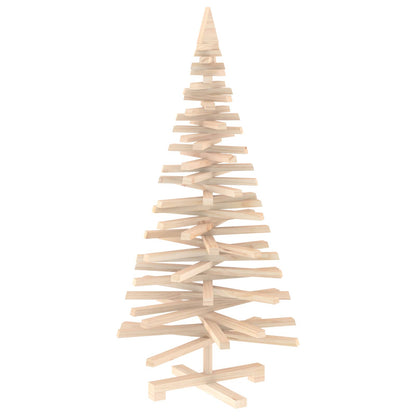 Houten kerstboom KOTKA 120 cm Massief grenenhout Natuurlijk