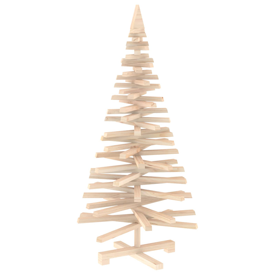 Houten kerstboom KOTKA 120 cm Massief grenenhout Natuurlijk