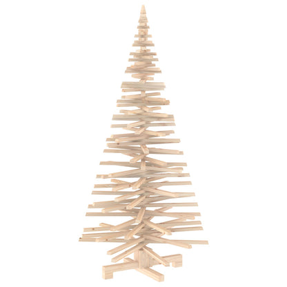 Houten kerstboom KOTKA 180 cm Massief grenenhout Natuurlijk