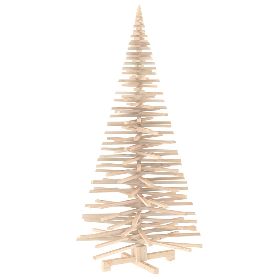 Houten kerstboom KOTKA 210 cm Massief grenenhout Natuurlijk