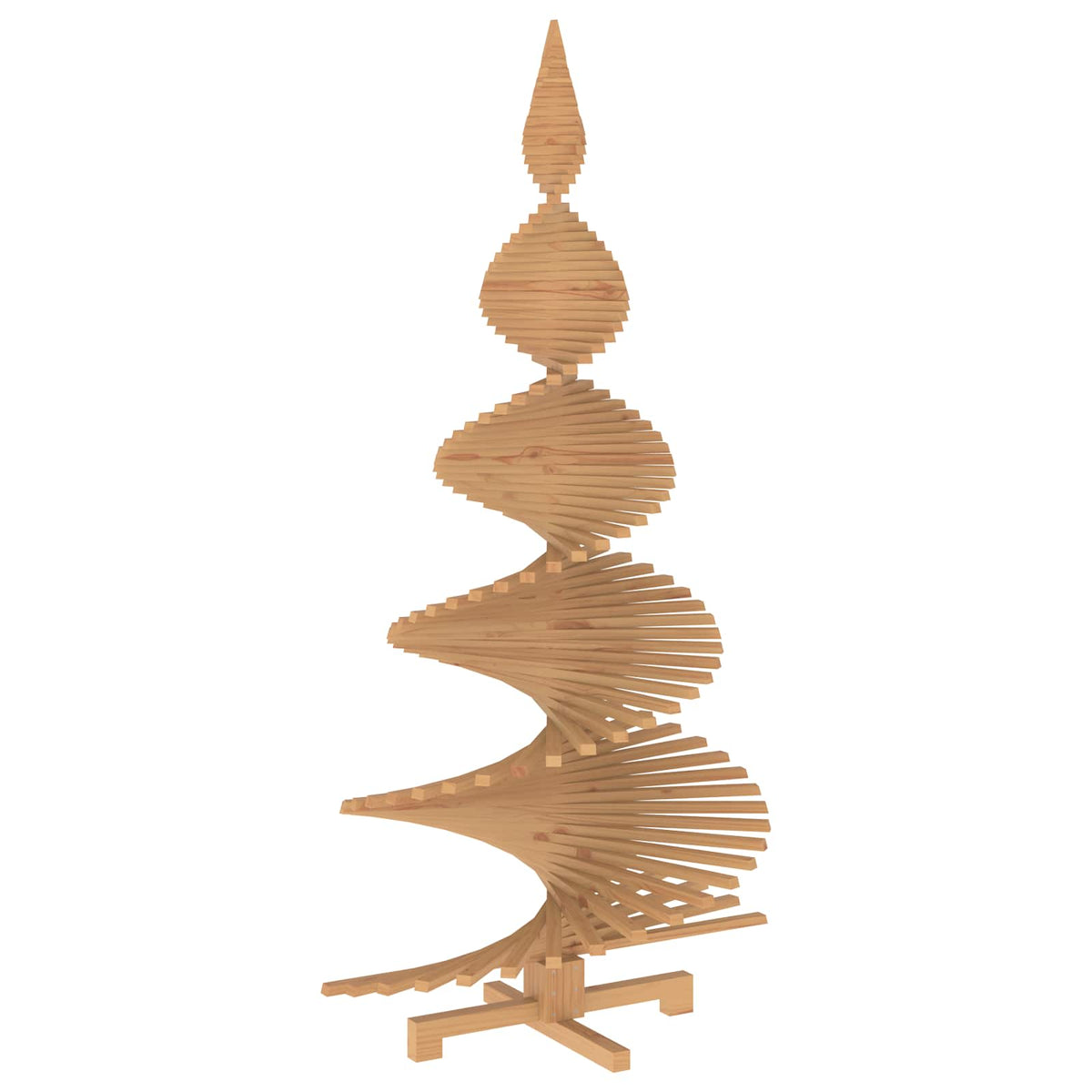 Houten kerstboom KOTKA 210 cm Massief grenenhout