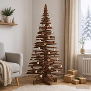 Houten kerstboom 180 cm massief grenenhout