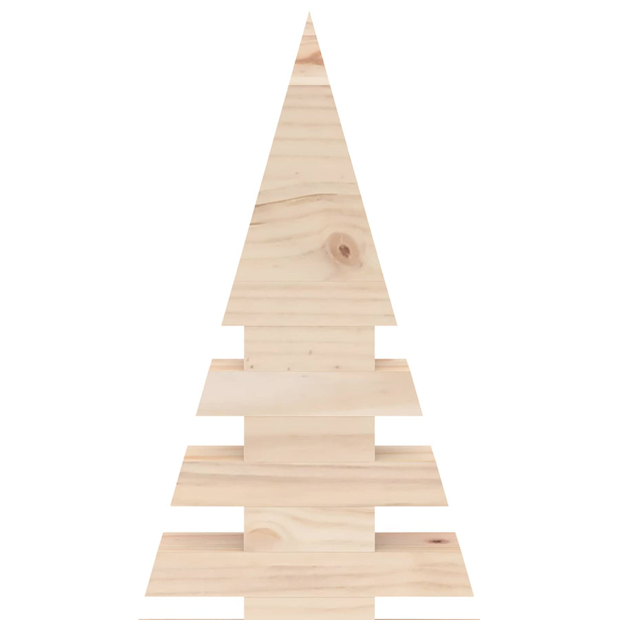 Houten kerstboom KOTKA 90 cm Massief grenenhout Natuurlijk
