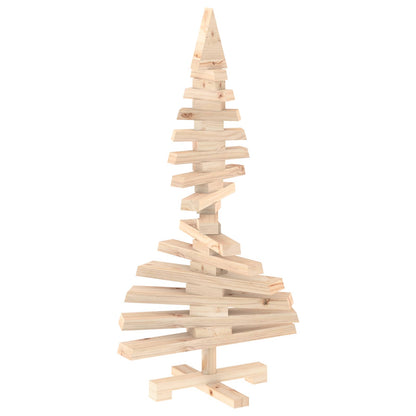 Houten kerstboom KOTKA 90 cm Massief grenenhout Natuurlijk