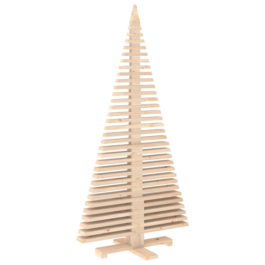 Houten kerstboom KOTKA 180 cm Massief grenenhout Natuurlijk