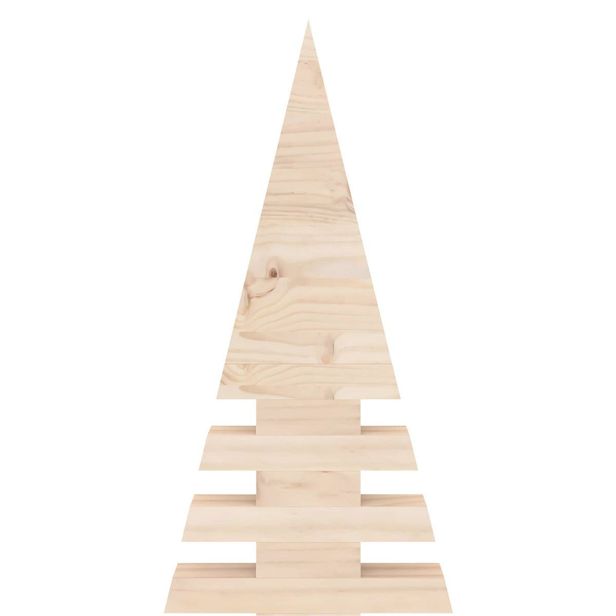 Houten kerstboom KOTKA 240 cm Massief grenenhout Natuurlijk