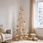 Houten kerstboom 240 cm massief grenenhout