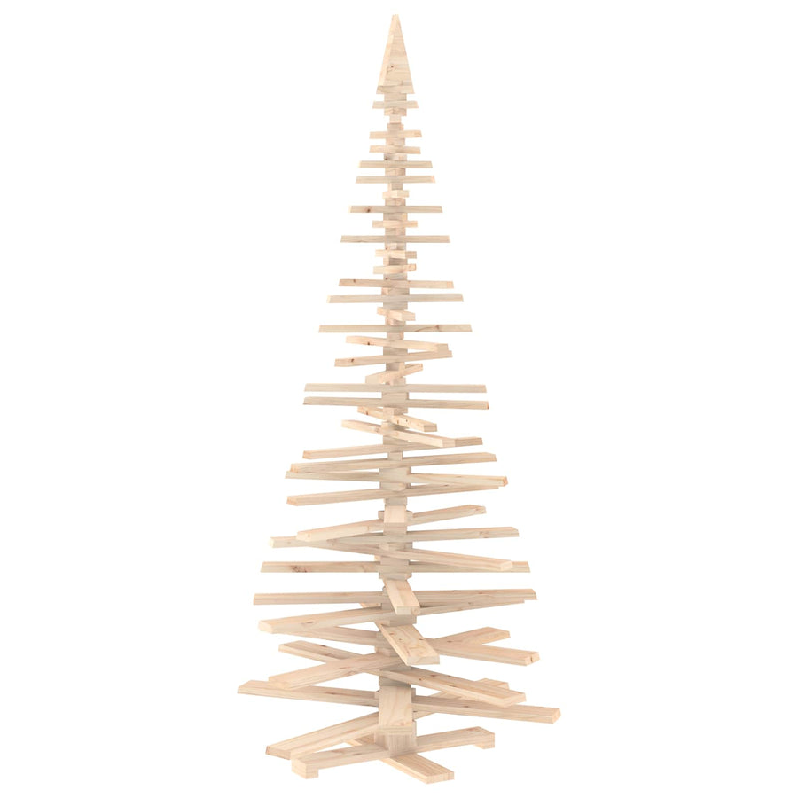 Houten kerstboom KOTKA 240 cm Massief grenenhout Natuurlijk