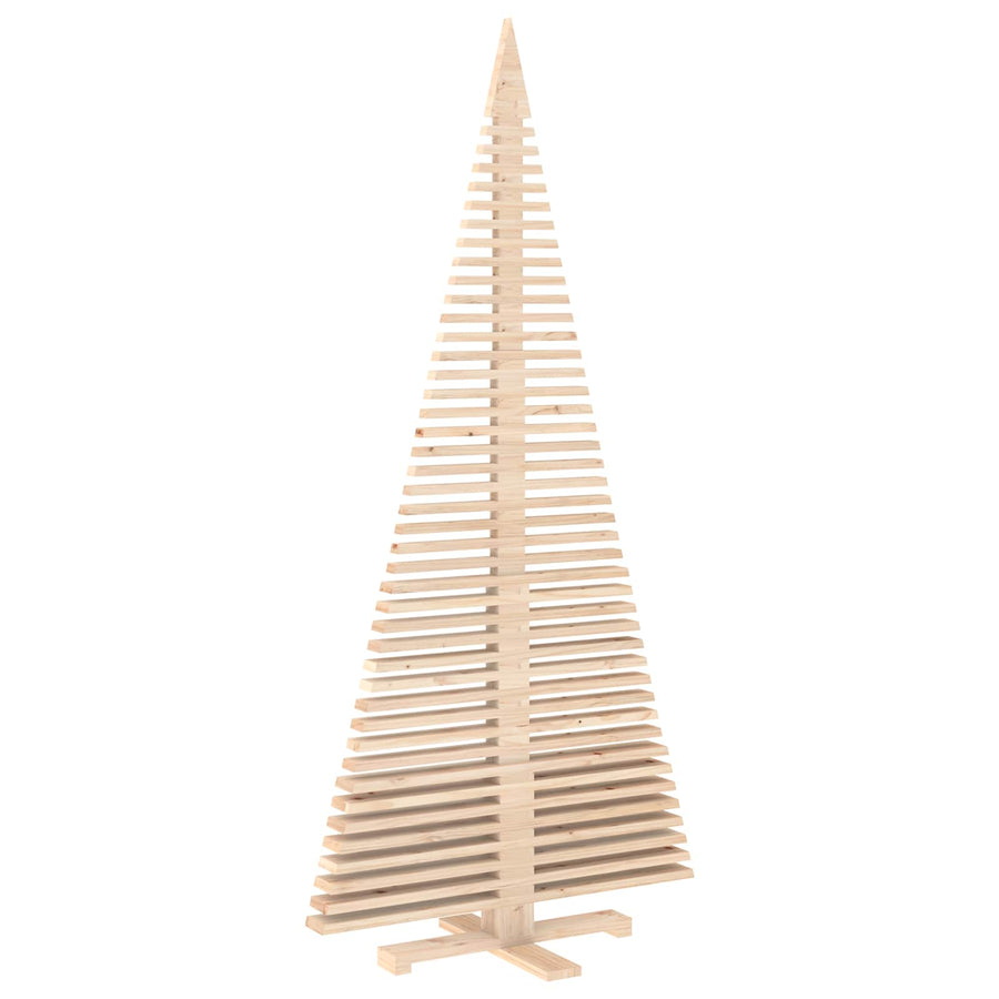 Houten kerstboom KOTKA 240 cm Massief grenenhout Natuurlijk