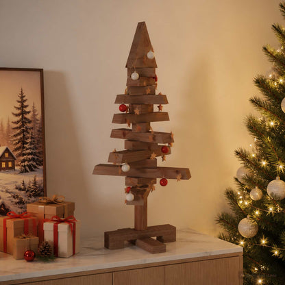 Houten kerstboom KOTKA 60 cm Massief grenenhout