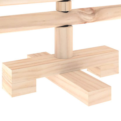 Houten kerstboom KOTKA 60 cm Massief grenenhout Natuurlijk