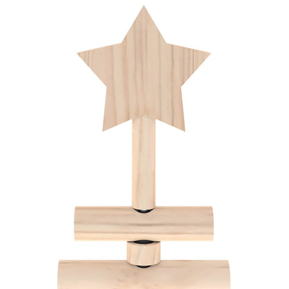 Houten kerstboom KOTKA 60 cm Massief grenenhout Natuurlijk