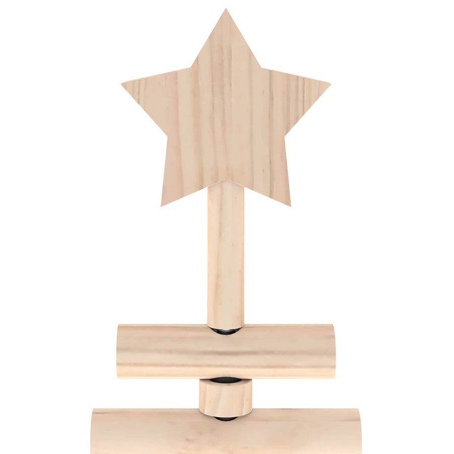 Houten kerstboom KOTKA 60 cm Massief grenenhout Natuurlijk