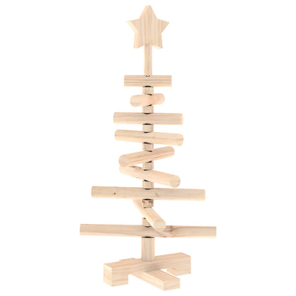Houten kerstboom KOTKA 60 cm Massief grenenhout Natuurlijk