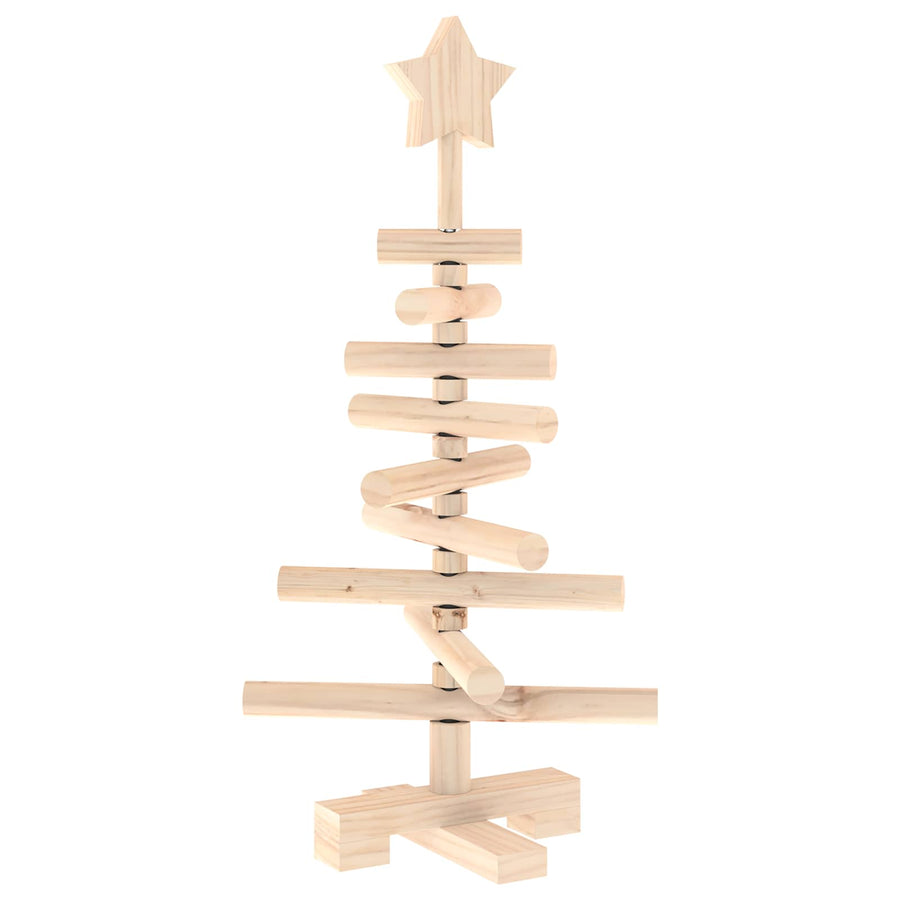 Houten kerstboom KOTKA 60 cm Massief grenenhout Natuurlijk