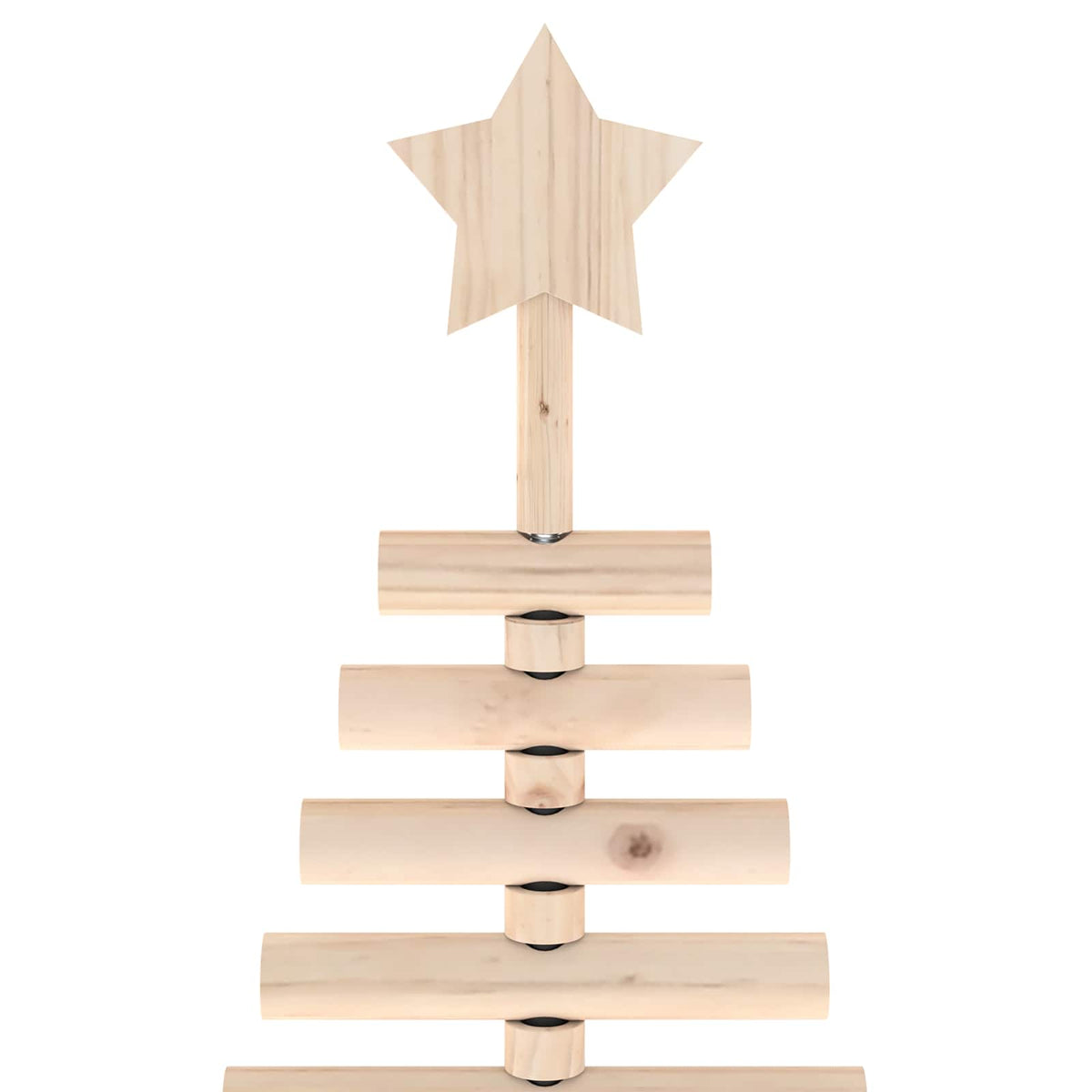 Houten kerstboom KOTKA 90 cm Massief grenenhout Natuurlijk