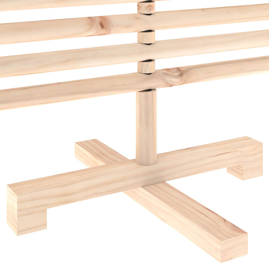 Houten kerstboom KOTKA 120 cm Massief grenenhout Natuurlijk