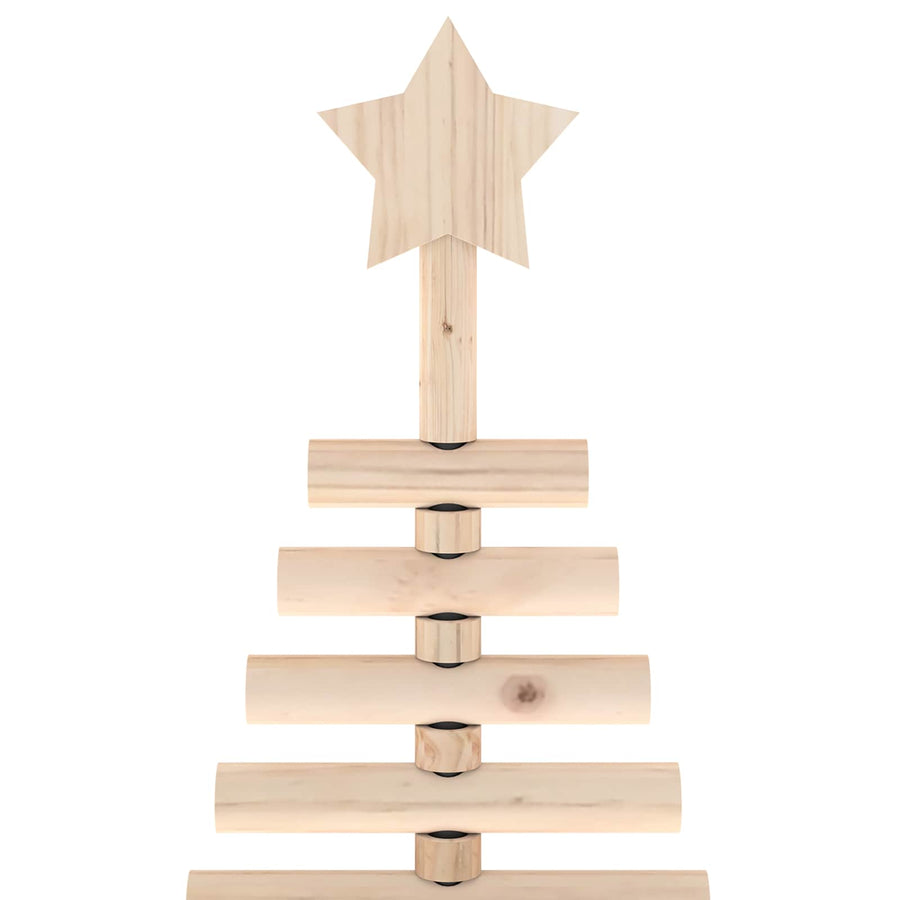 Houten kerstboom KOTKA 120 cm Massief grenenhout Natuurlijk