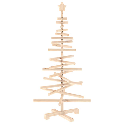 Houten kerstboom KOTKA 120 cm Massief grenenhout Natuurlijk