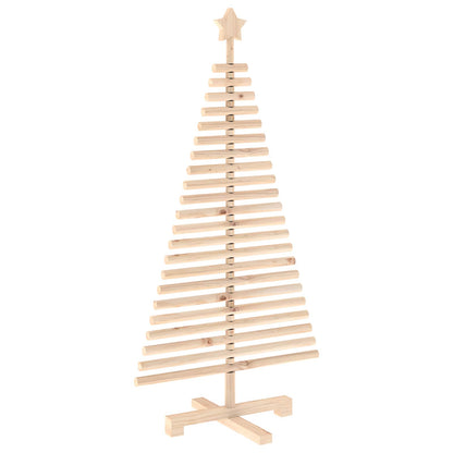 Houten kerstboom KOTKA 120 cm Massief grenenhout Natuurlijk