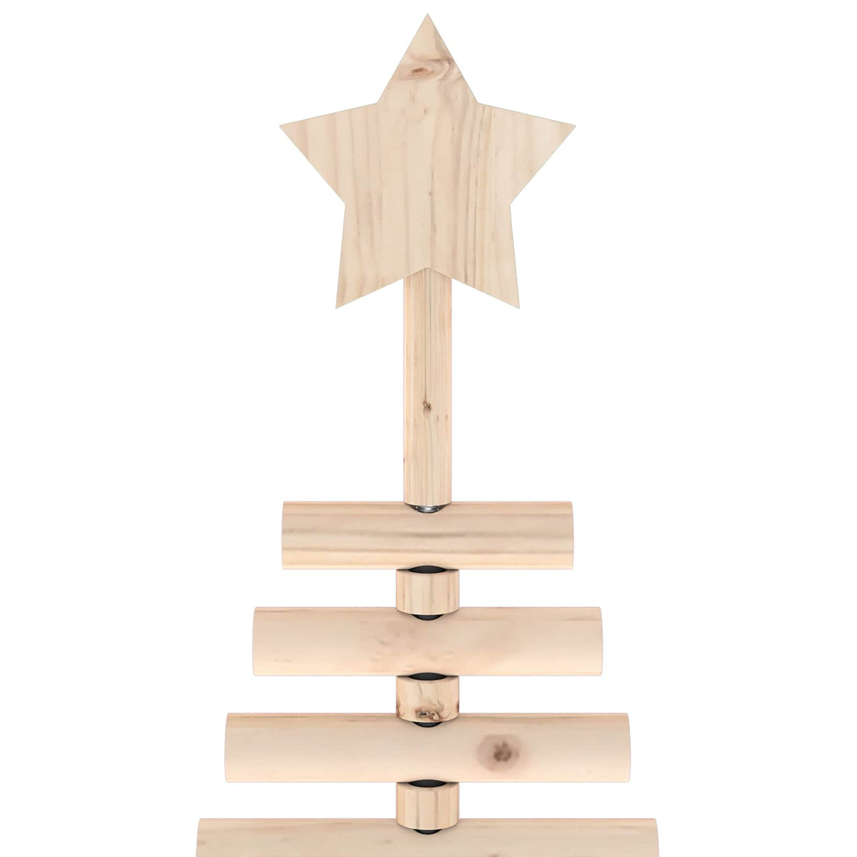 Houten kerstboom KOTKA 150 cm Massief grenenhout Natuurlijk