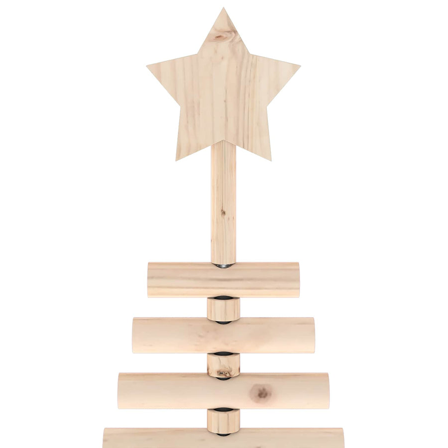 Houten kerstboom KOTKA 150 cm Massief grenenhout Natuurlijk