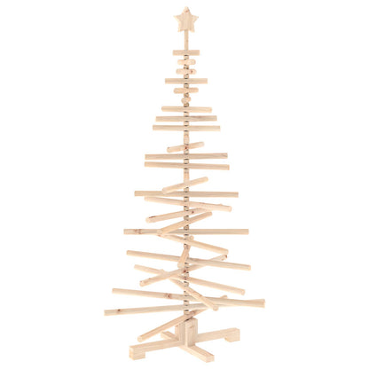 Houten kerstboom KOTKA 150 cm Massief grenenhout Natuurlijk