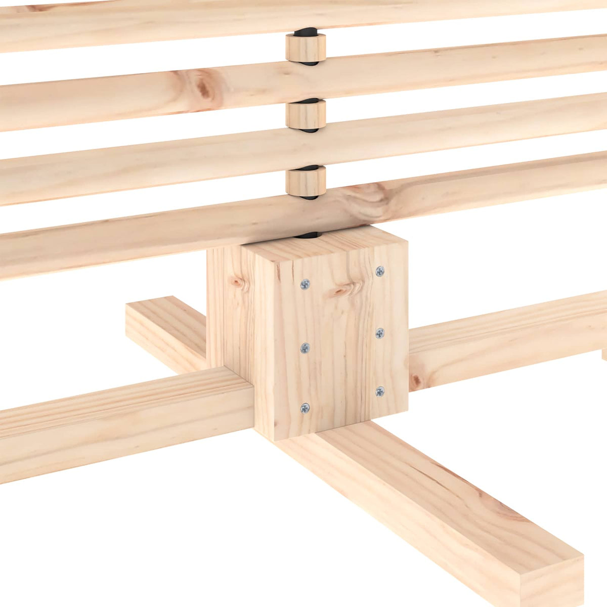 Houten kerstboom KOTKA 180 cm Massief grenenhout Natuurlijk