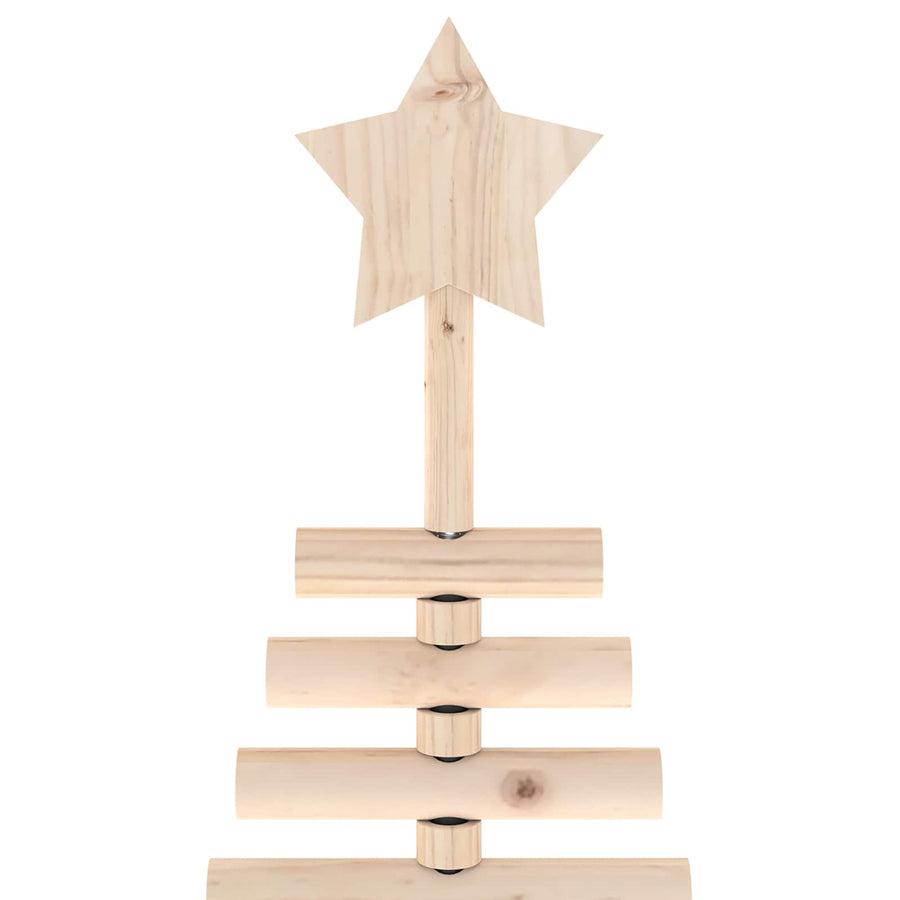 Houten kerstboom KOTKA 180 cm Massief grenenhout Natuurlijk