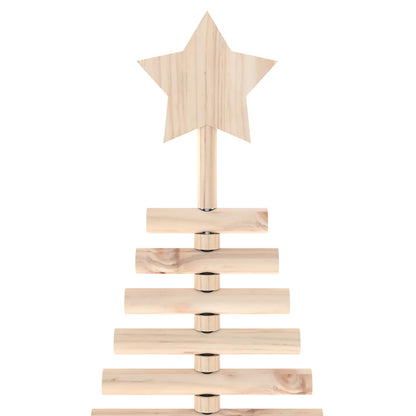 Houten kerstboom KOTKA 210 cm Massief grenenhout Natuurlijk