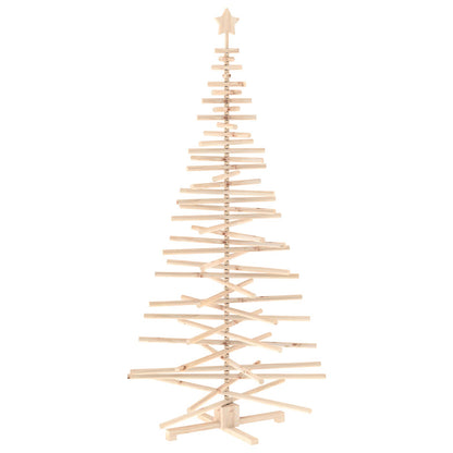 Houten kerstboom KOTKA 210 cm Massief grenenhout Natuurlijk