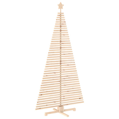 Houten kerstboom KOTKA 210 cm Massief grenenhout Natuurlijk