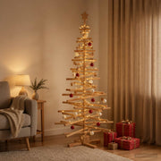 Houten kerstboom 180 cm grenenhout