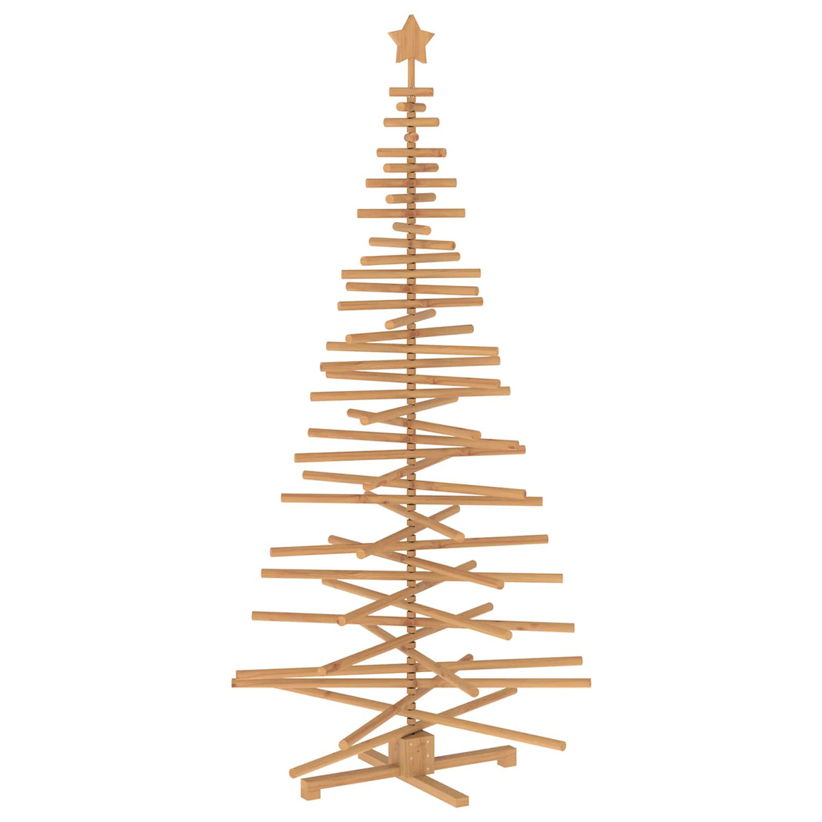 Houten kerstboom KOTKA 210 cm Massief grenenhout