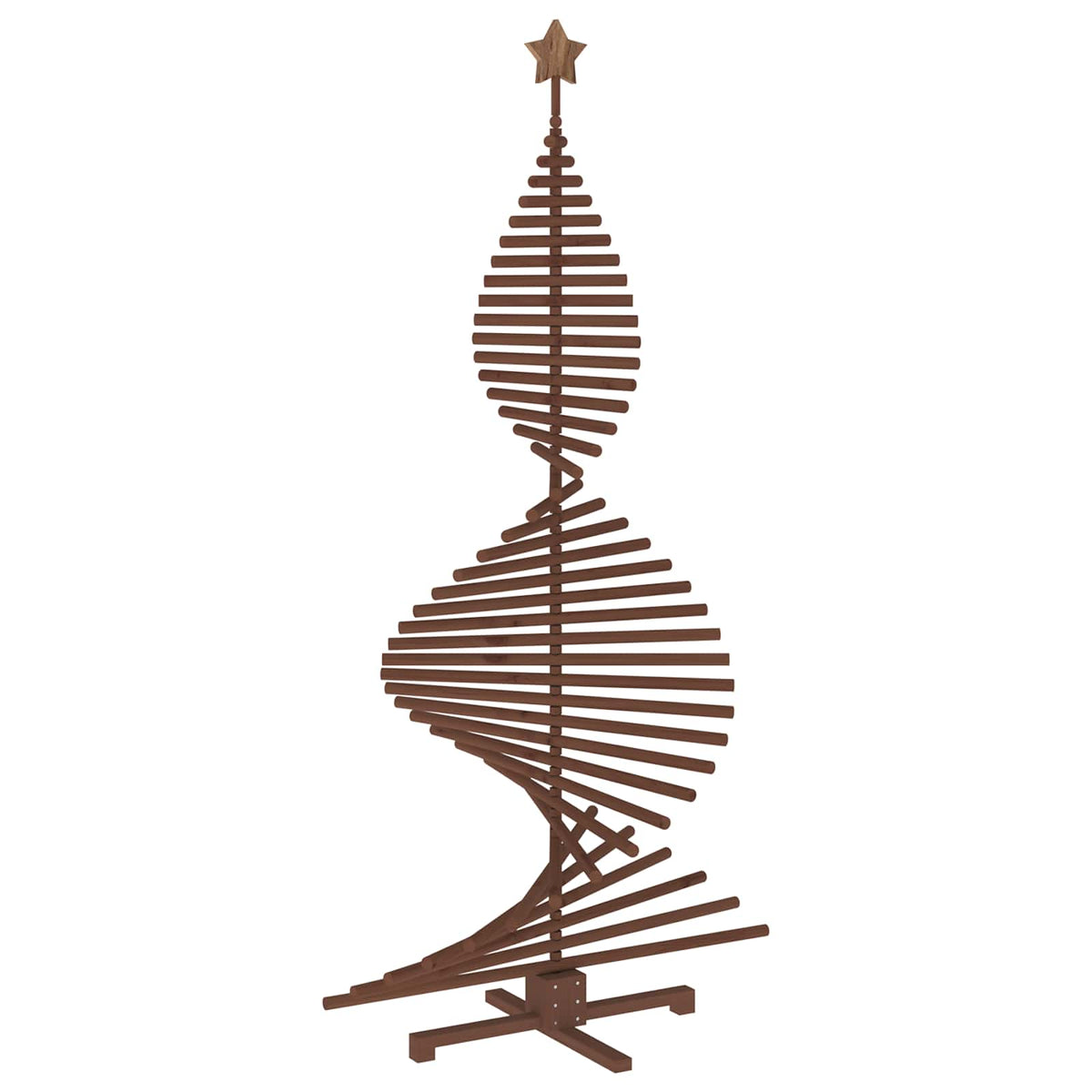 Houten kerstboom KOTKA 210 cm Massief grenenhout