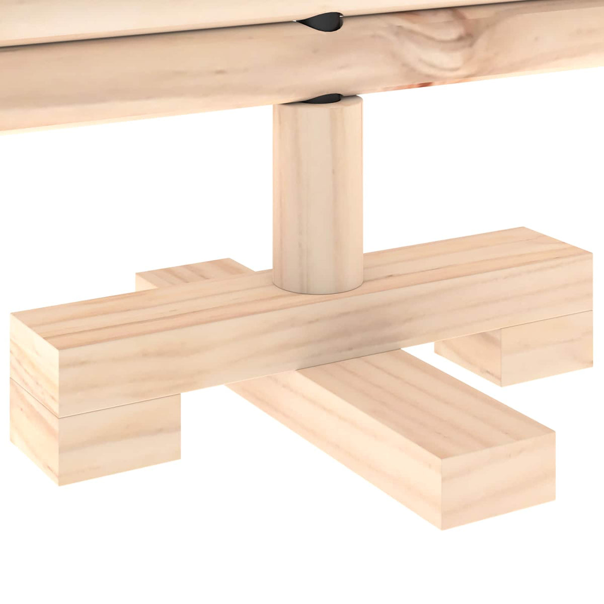 Houten kerstboom KOTKA 60 cm Massief grenenhout Natuurlijk